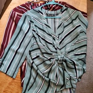 7th Avenue, Striped Blouse